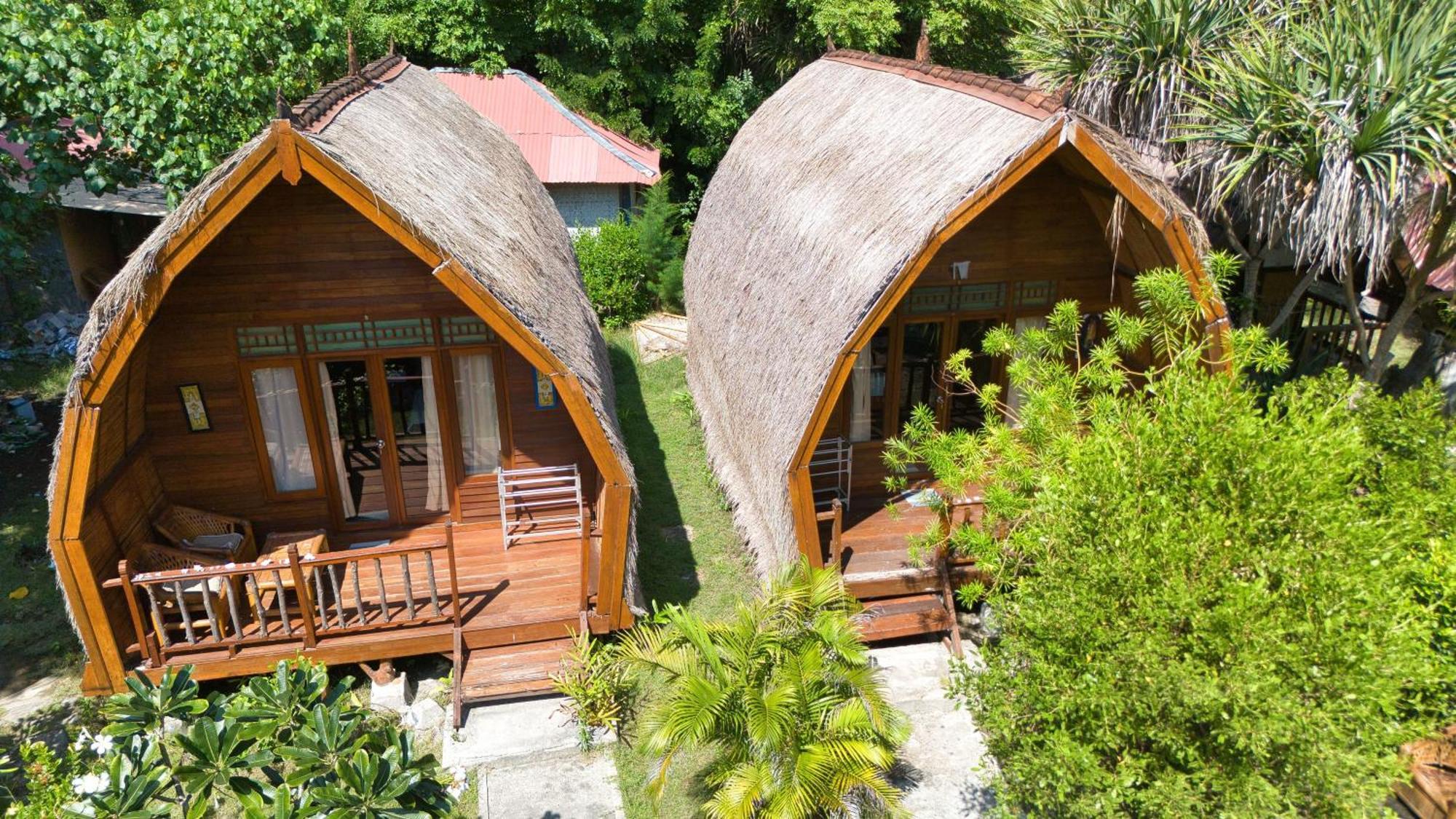 Bunga Bungalows Gili Meno Kültér fotó