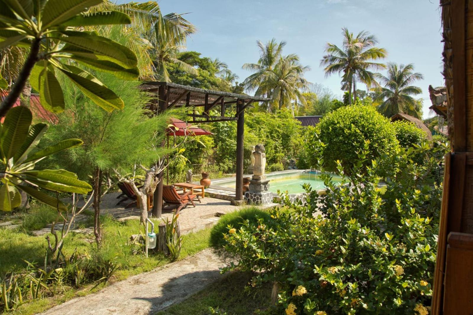 Bunga Bungalows Gili Meno Kültér fotó